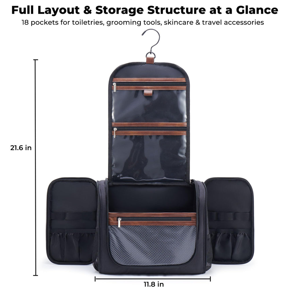 Ralnitote gift-ready toiletry bag suits travel and daily grooming routines