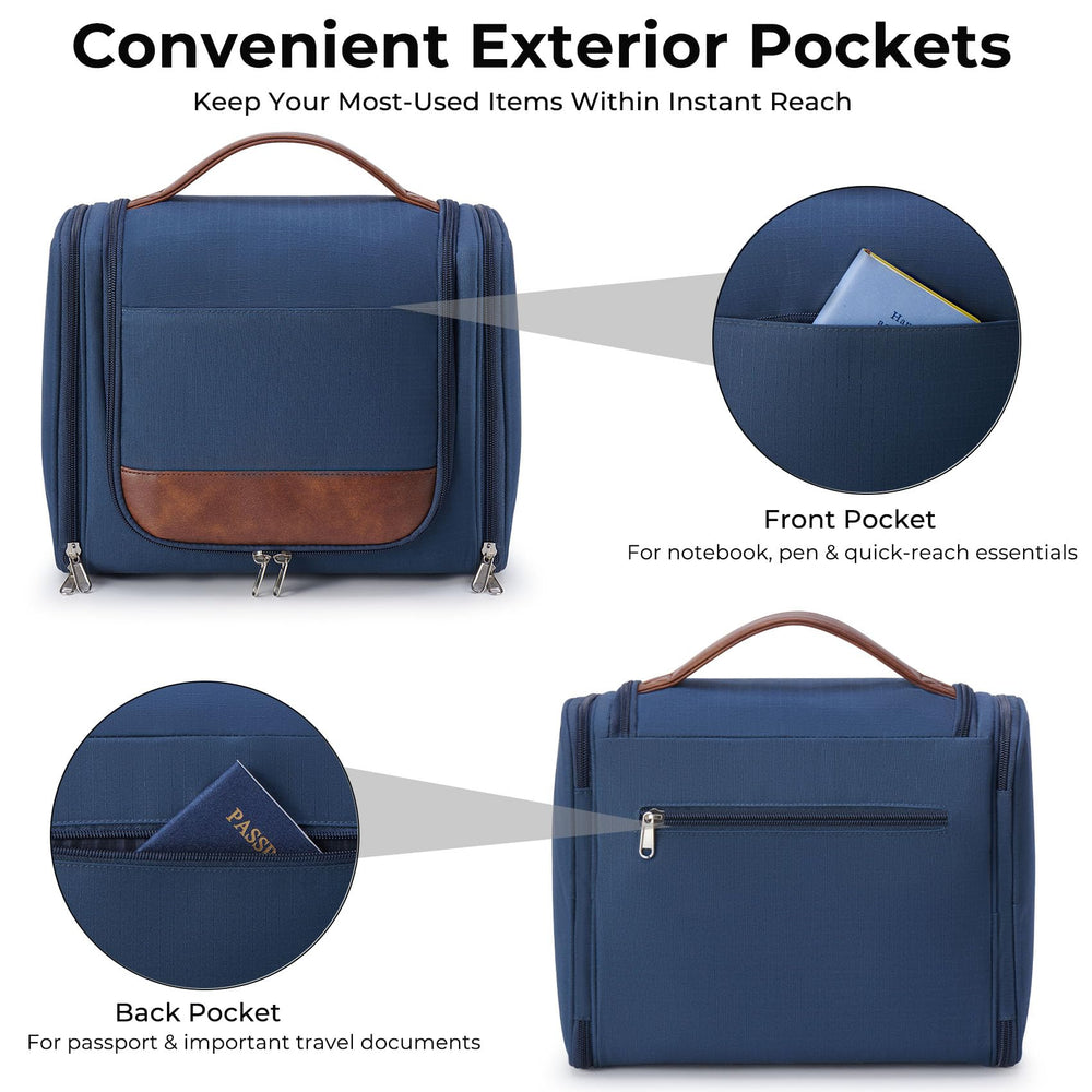 Ralnitote top-flip main compartment for easy one-handed use