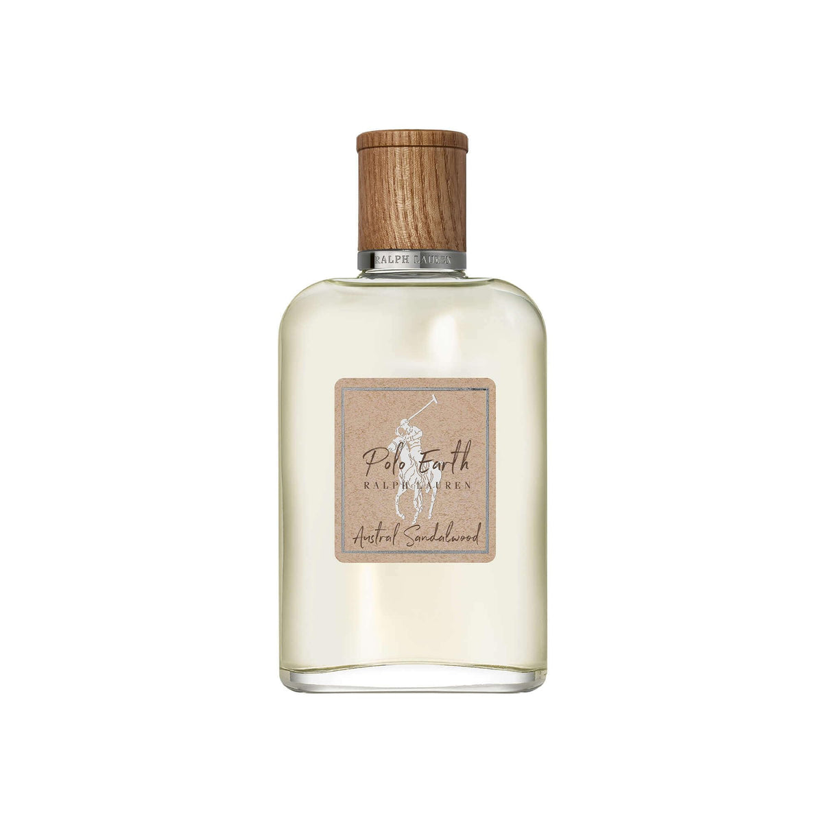Ralph Lauren Polo Earth bottle close-up showing woody core for daily wear