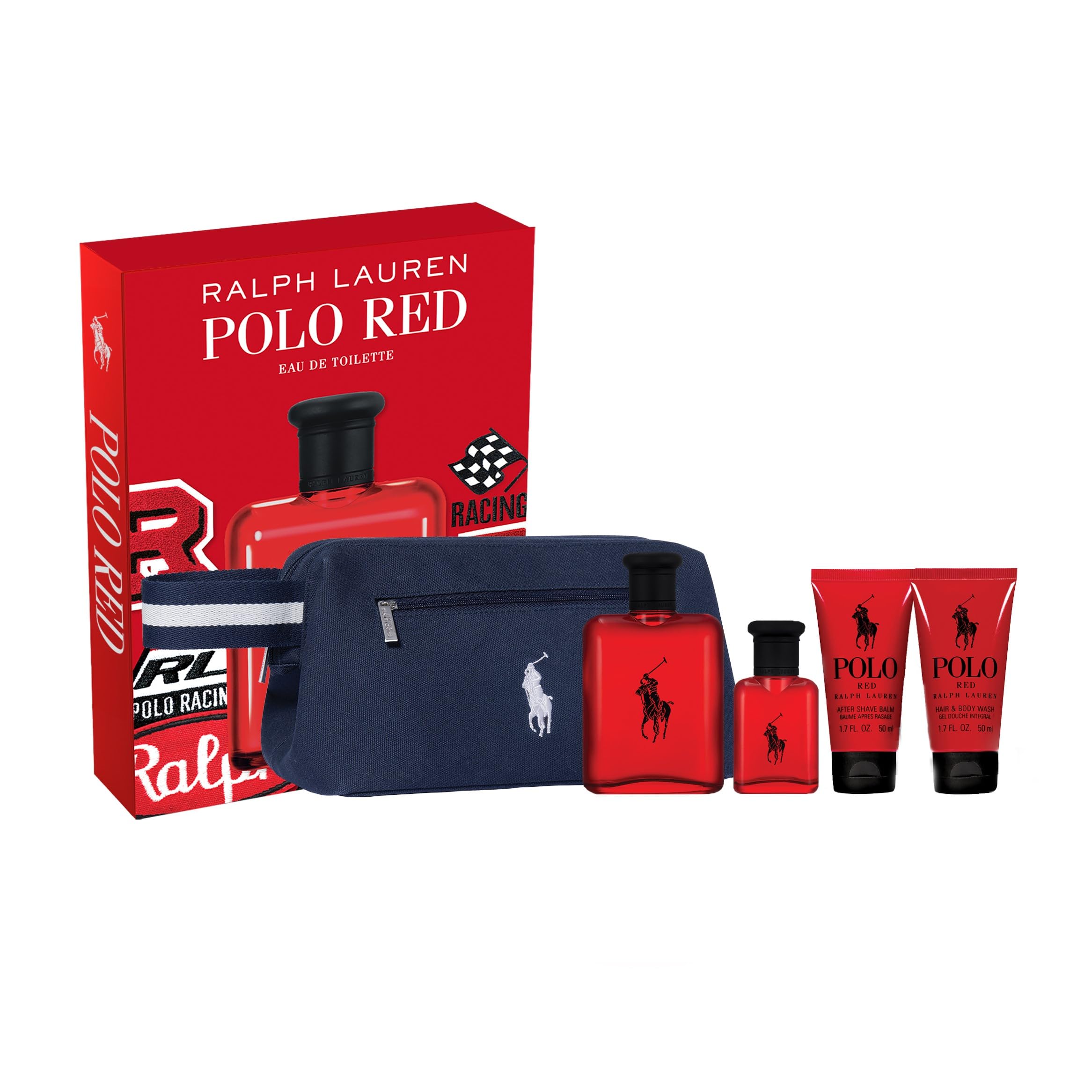 Ralph Lauren Polo Red EDT bottle, bold woody-spicy scent for daily wear