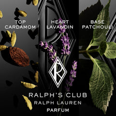 Ralph Lauren Fragrances Ralph's Club discovery set parfum bottle for premium scent layering.