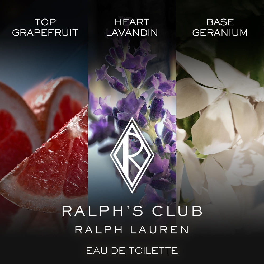 Ralph Lauren Fragrances Ralph's Club front view highlights luxury woody-aromatic character.