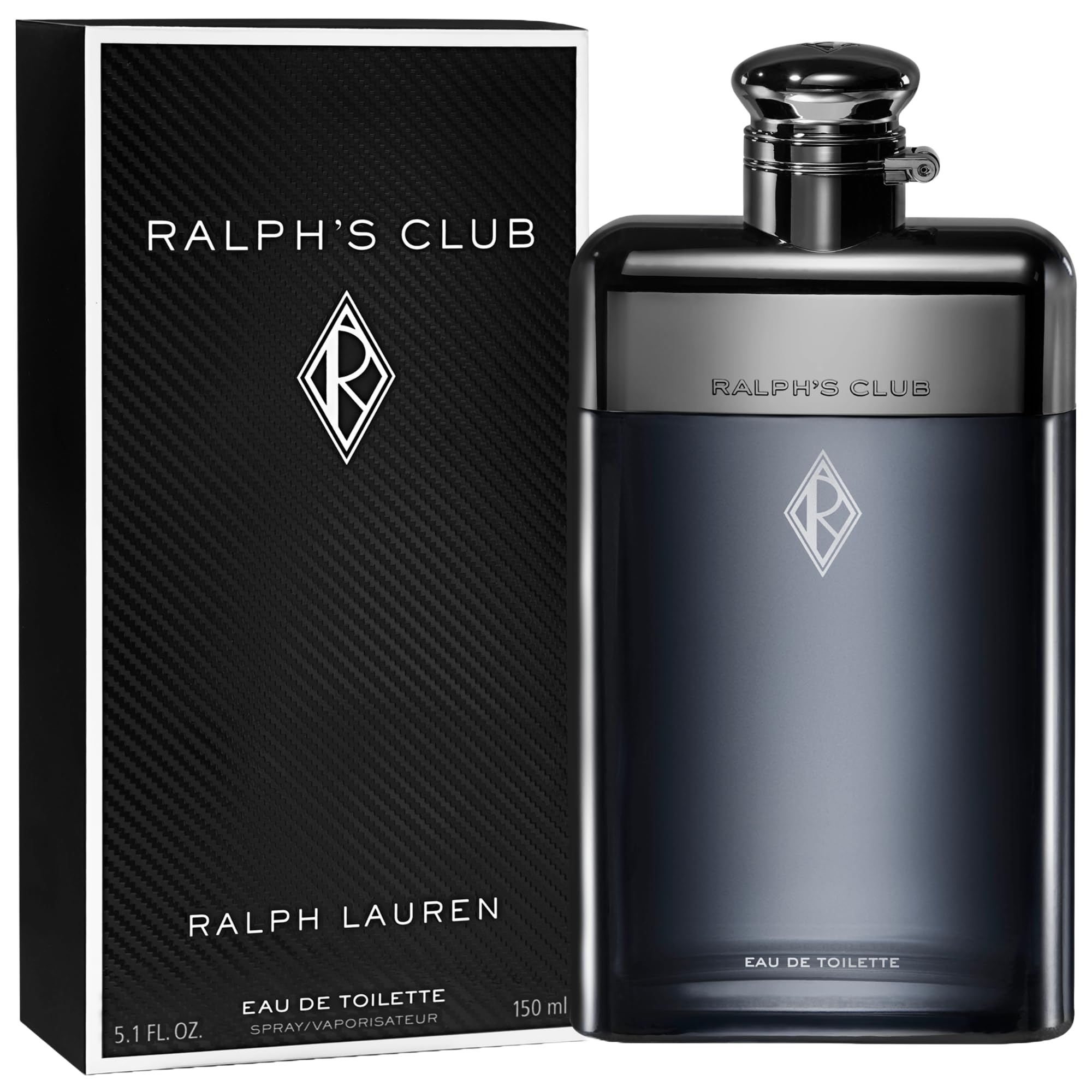 Ralph Lauren Fragrances Ralph's Club wooden cap texture conveys masculine sophistication.