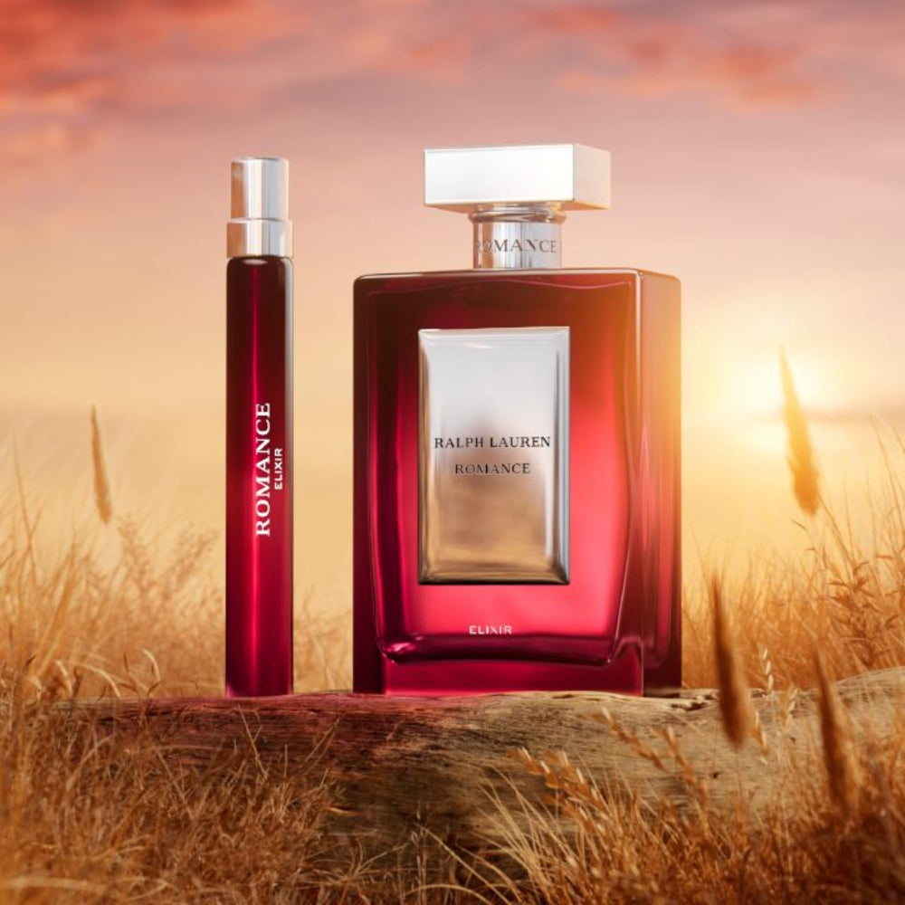Ralph Lauren Romance Elixir spray on pulse points to begin the scent