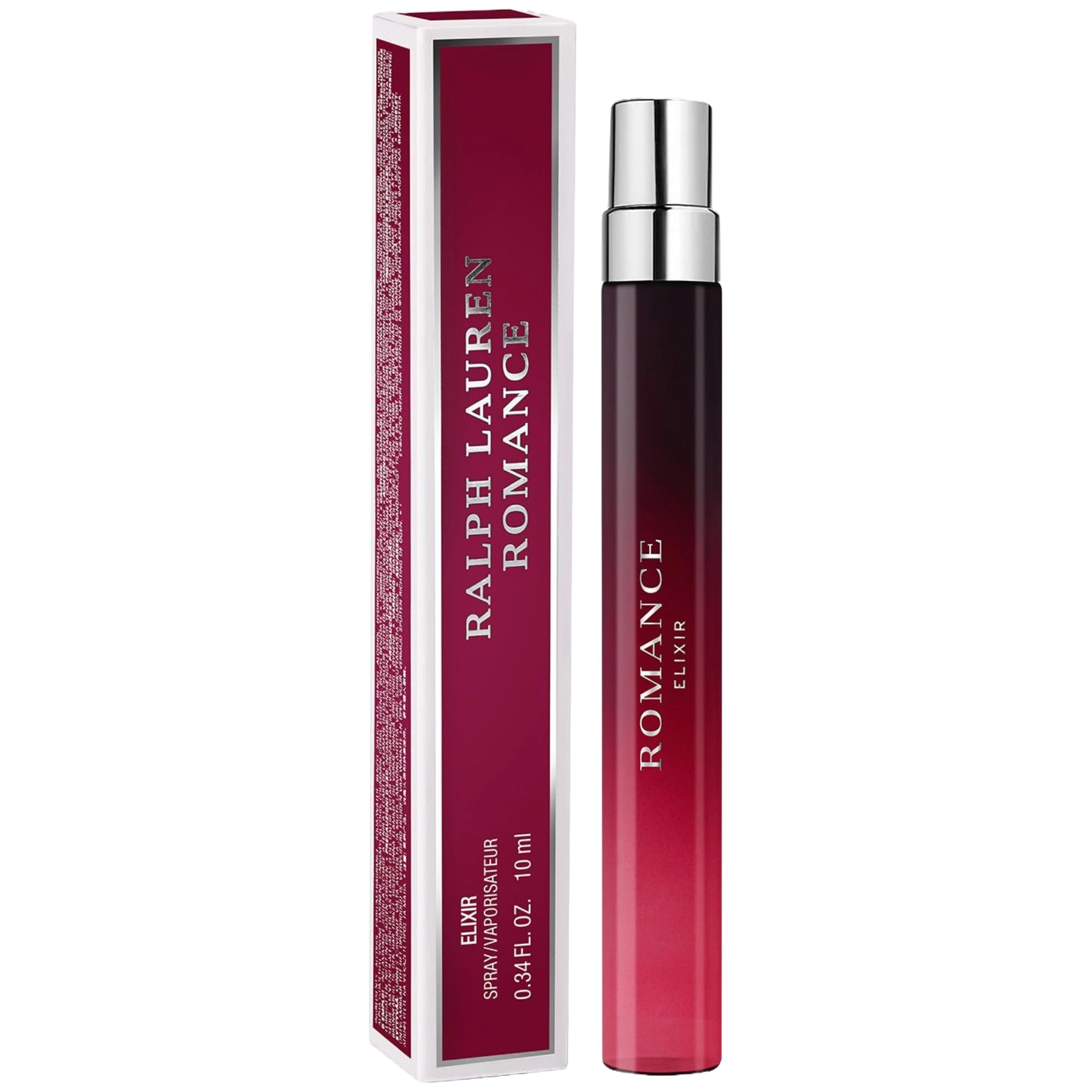 Ralph Lauren Romance Elixir travel-size bottle for on-the-go use