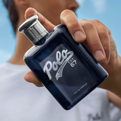 Ralph Lauren Polo 67 cap detail signals high quality and attention to finish.