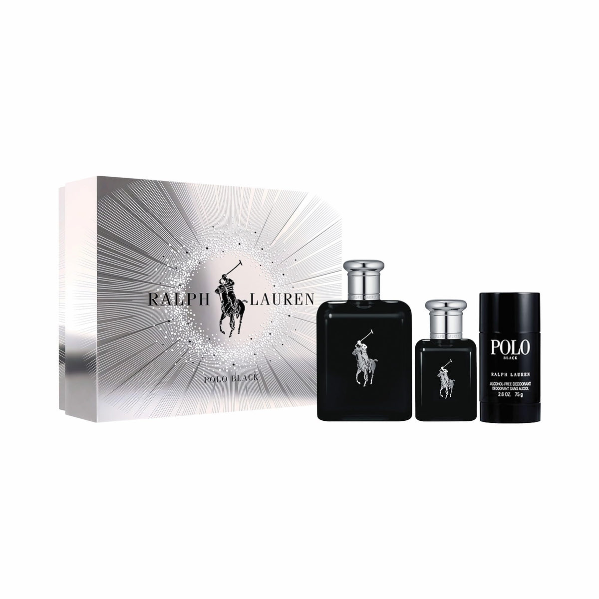 Ralph Lauren Polo Black EDT 4.2 oz bottle for versatile daily fragrance