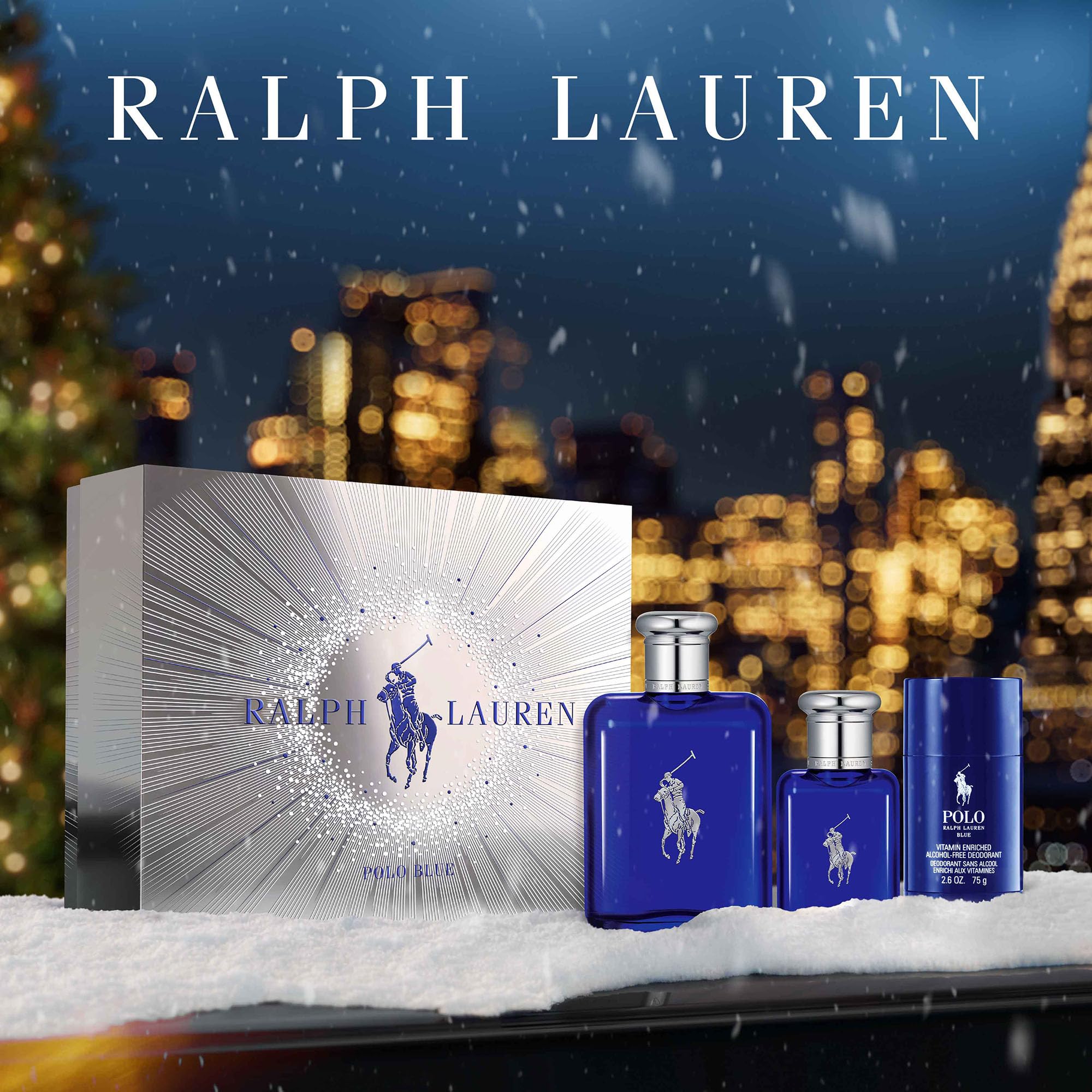 Ralph Lauren Polo Blue deodorant stick offers all-day freshness.