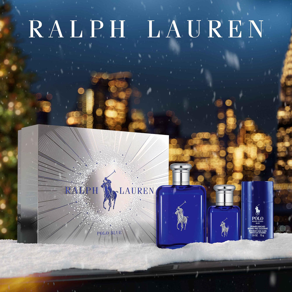 Ralph Lauren Polo Blue deodorant stick offers all-day freshness.
