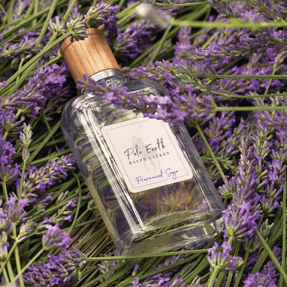 Ralph Lauren Polo Earth Provencial Sage lifestyle shot showing everyday wearability.