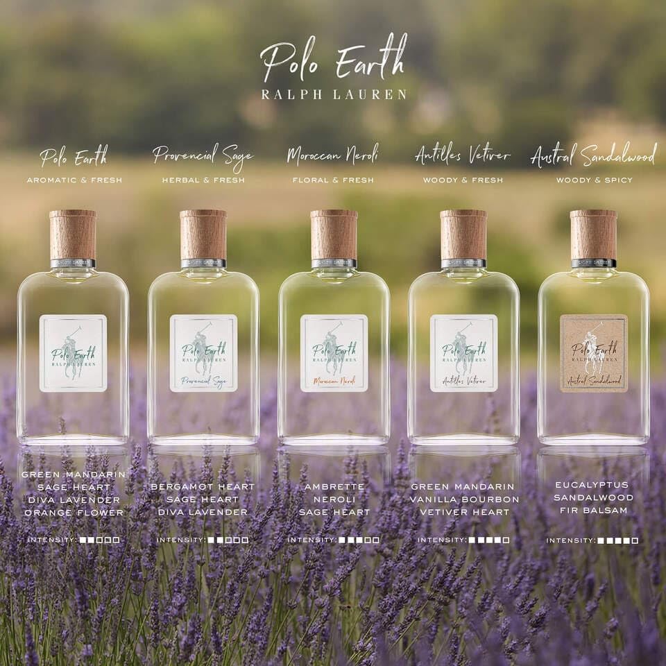 Ralph Lauren Polo Earth Provencial Sage packaging box for elegant gifting.