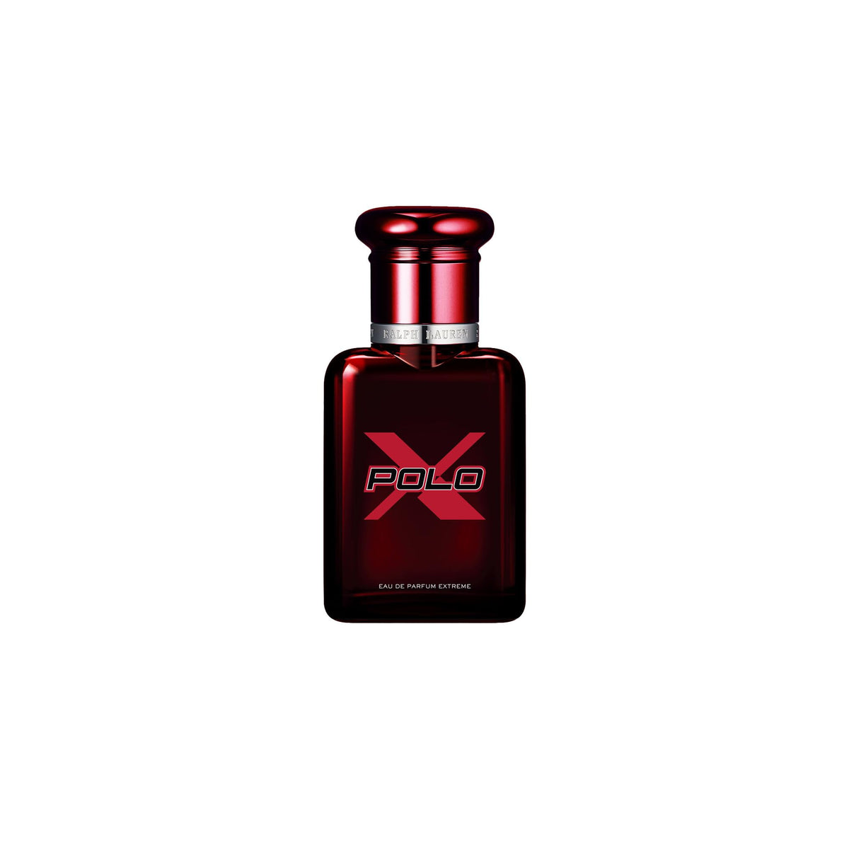 Ralph Lauren Polo Red Extreme bottle front view highlighting bold design for evenings