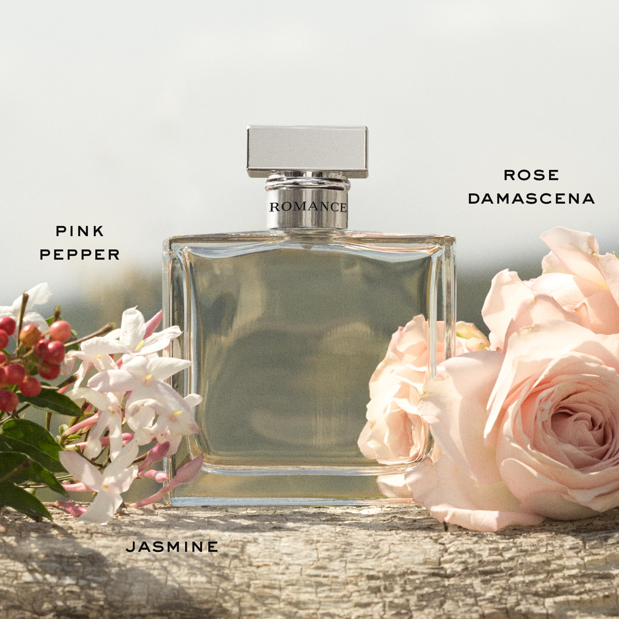 Ralph Lauren Romance travel-size bottle ideal for on-the-go fragrance touch-ups.