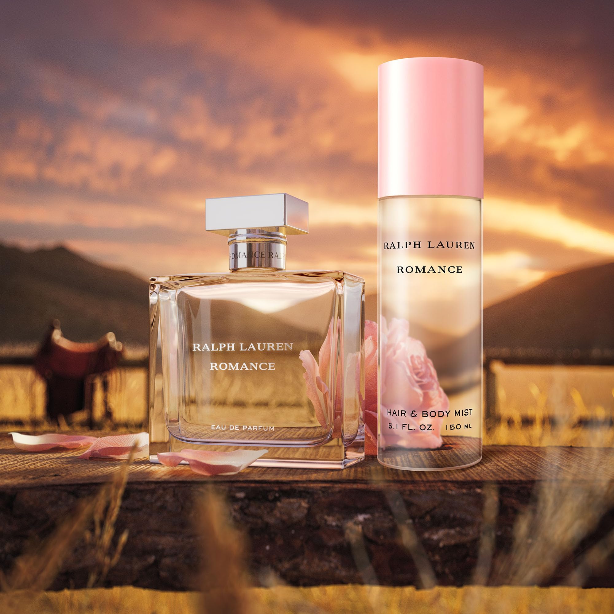 Ralph Lauren Romance packaging box and bottle ready for gifting.