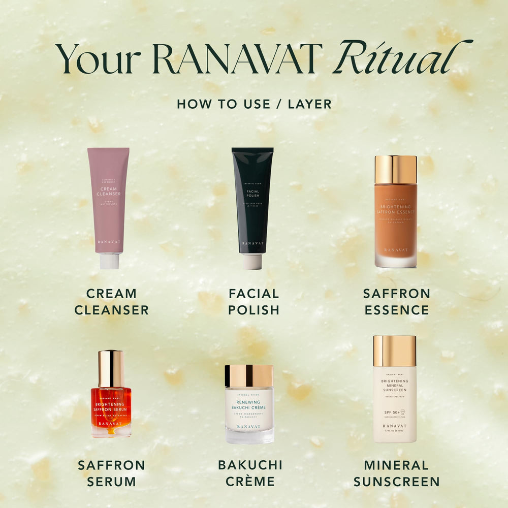 RANAVAT Balance Face Scrub vegan cruelty-free label with natural ingredients for sensitive skin