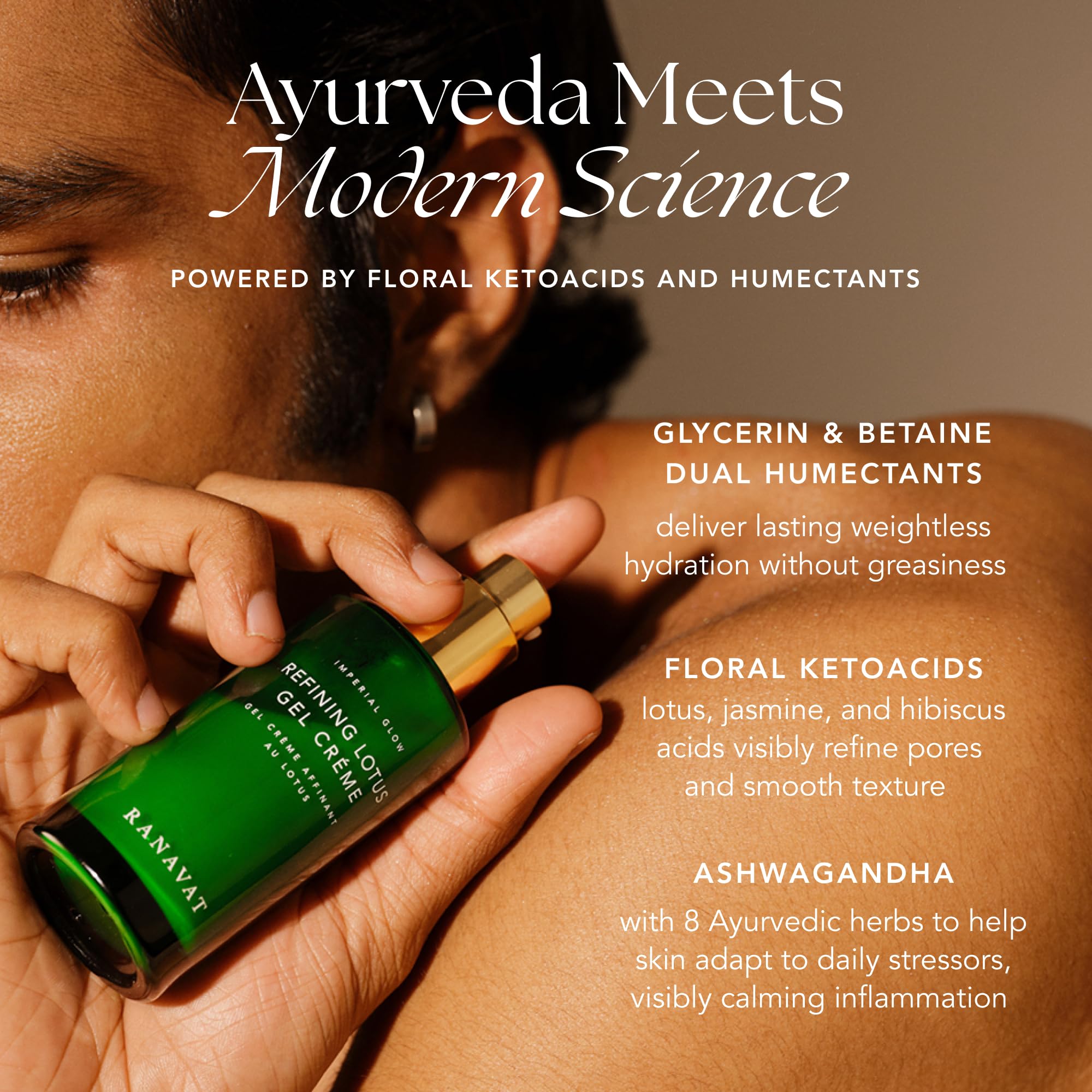 RANAVAT BOTANICS Lotus Gel Cream application tips for morning and night routines.