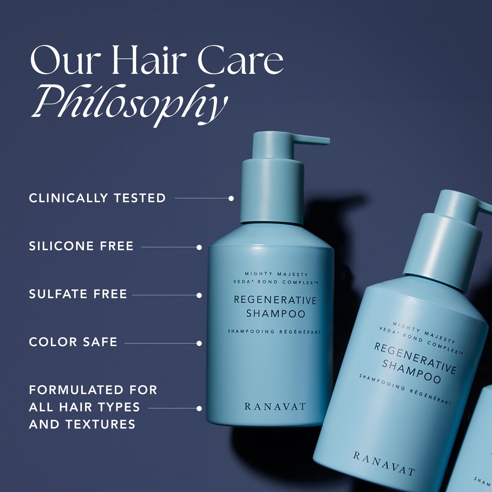 RANAVAT BOTANICS Regenerative Veda⁴ pair with conditioner image for best results after washing