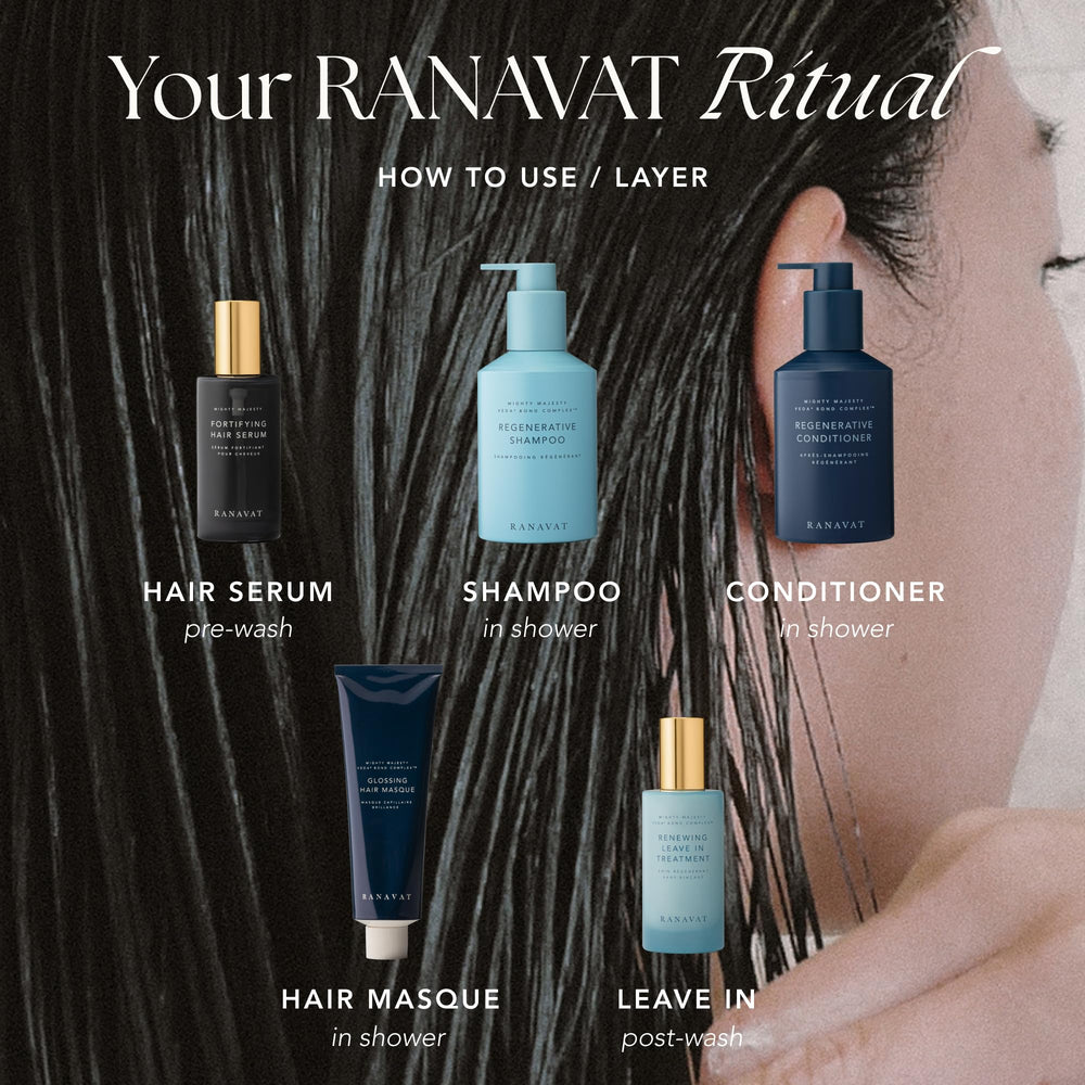 RANAVAT Mighty Majesty packaging detail reinforces premium beauty branding