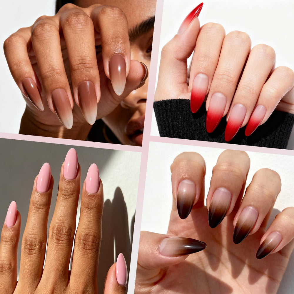 Ranrose gift-ready almond nail tips for professionals and beginners