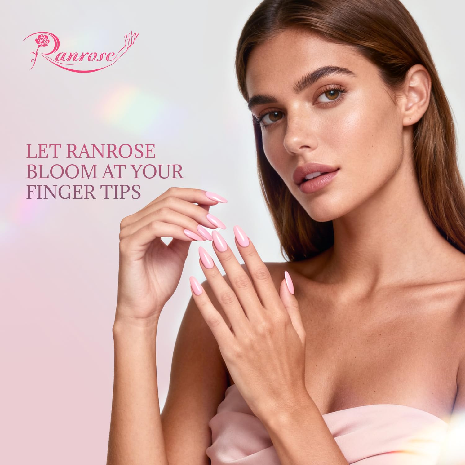 Ranrose tips with attached handle for precise and stable application