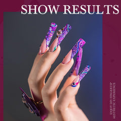 Ranrose nail tips feature clear size numbering for quick identification.