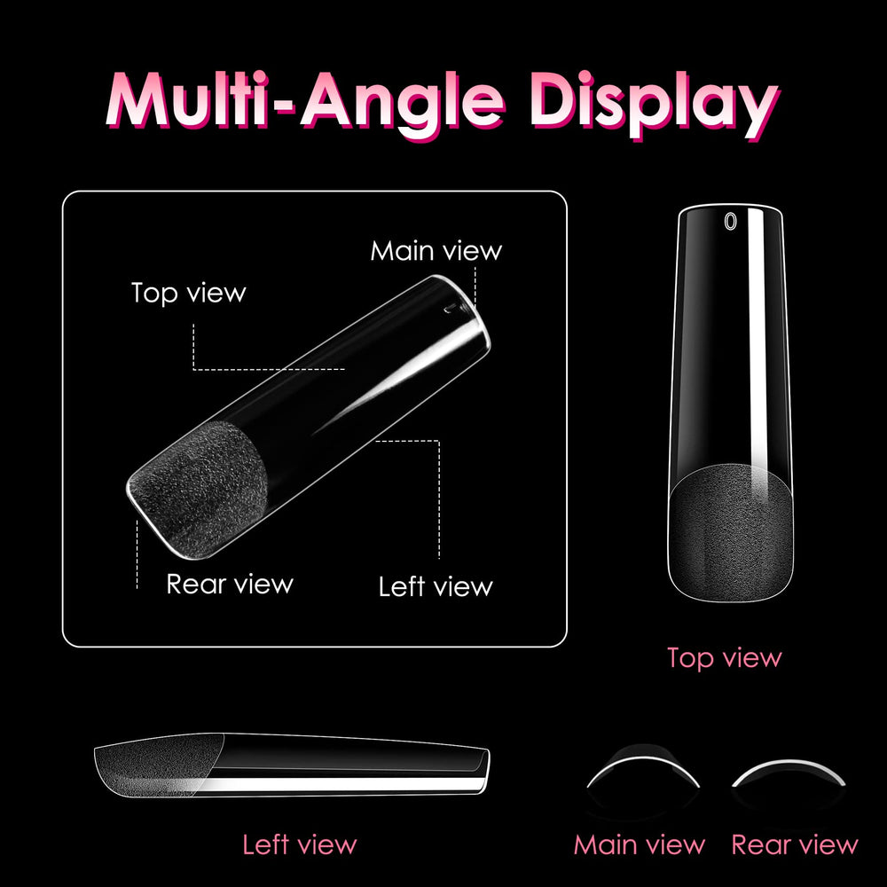Ranrose soft gel nail tips in new material, flexible and natural-looking