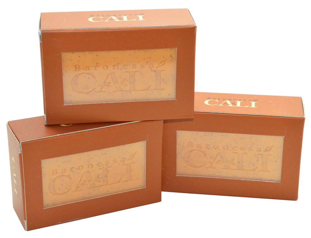 RAPSI Baronessa Cali Tarocco Skin Cleanser bar with olive oil for a nourishing cleanse.