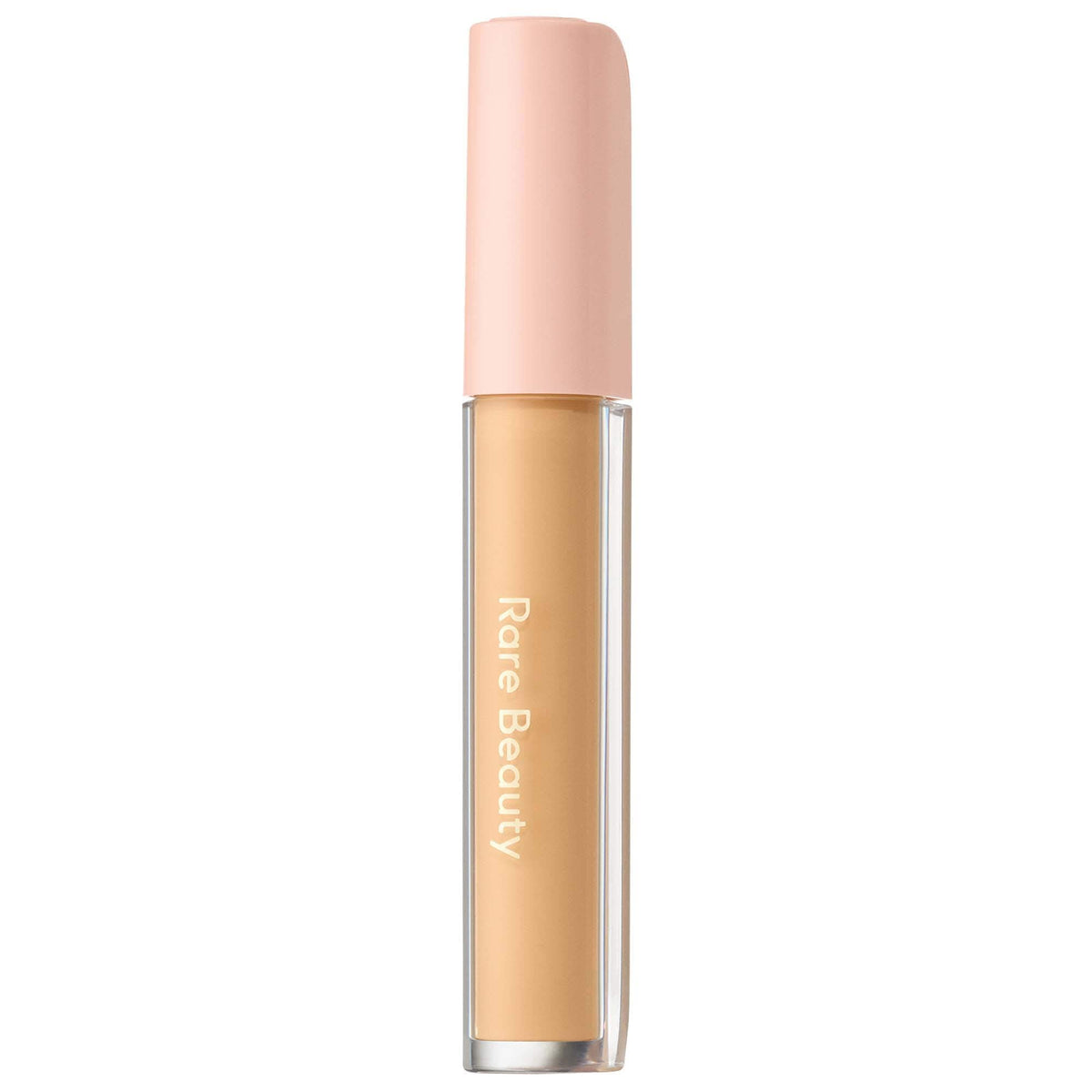 Rare Beauty Crème éclairante contour des yeux, emballage portable pour soin quotidien.