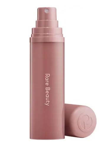 Rare Beauty Find Comfort mist bottle for skin and hair refresh.