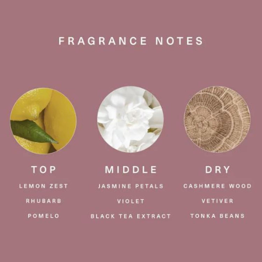 Rare Beauty Find Comfort Fragrance Mist for hair that looks shinier and less frizzy.