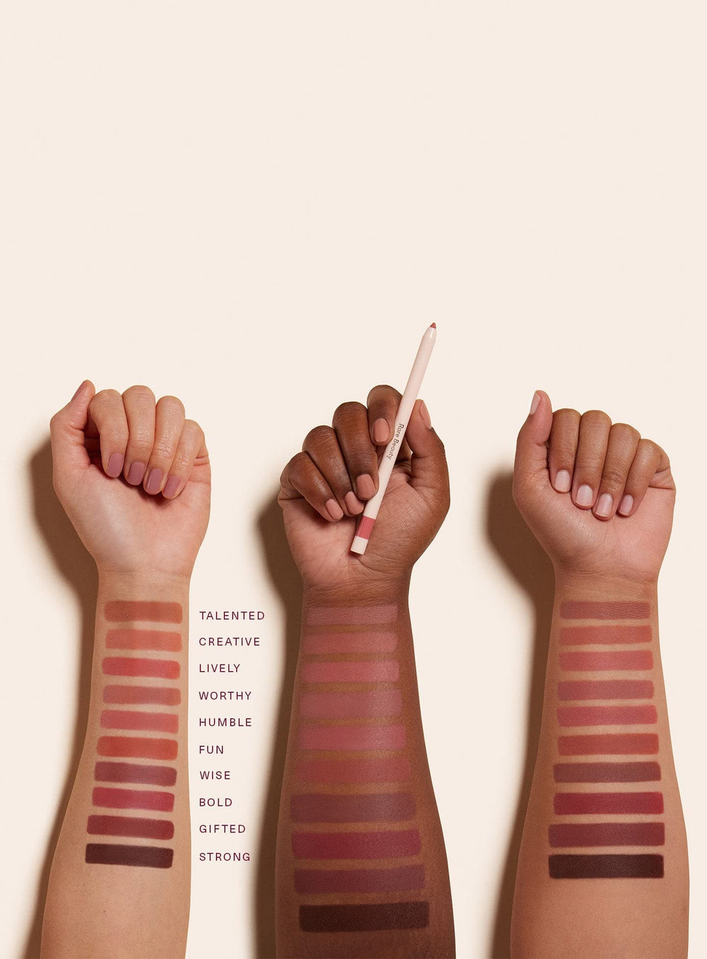 Portable tube packaging visible for on the go touch ups