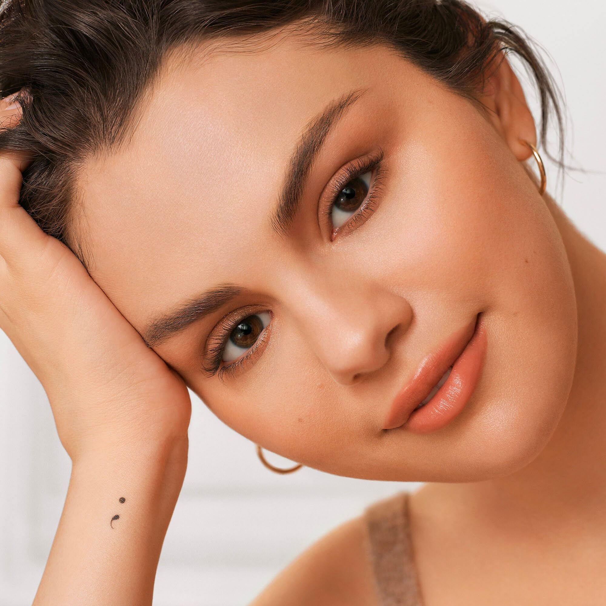 Rare Beauty Liquid Touch long-wear stays fresh throughout the day