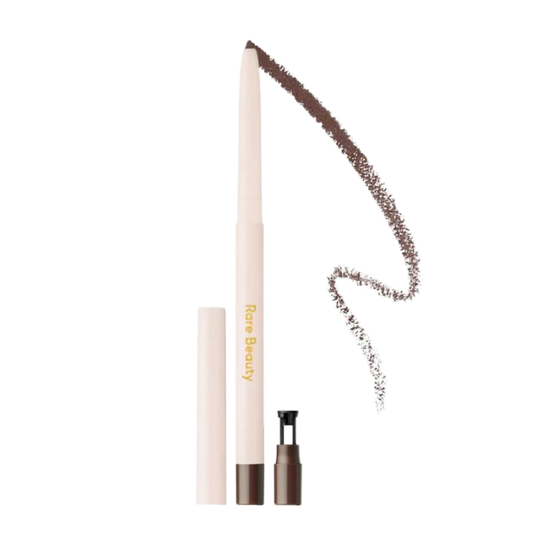 Rare Beauty Perfect Strokes gel eyeliner True Brown for precise, long-wear color