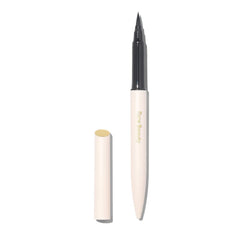 Rare Beauty Perfect Strokes Matte Liquid Liner in black bottle offers waterproof color.