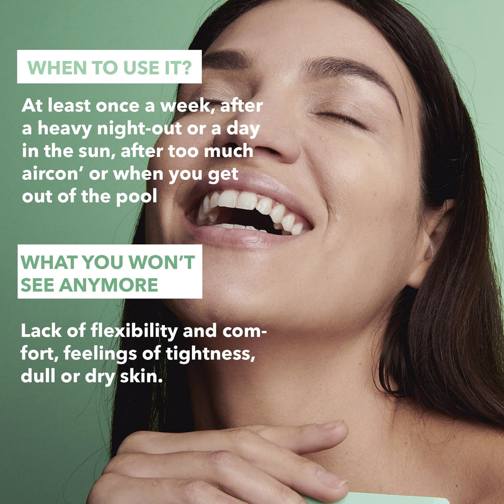 RARE Paris face mask application demonstrating a soothing ritual