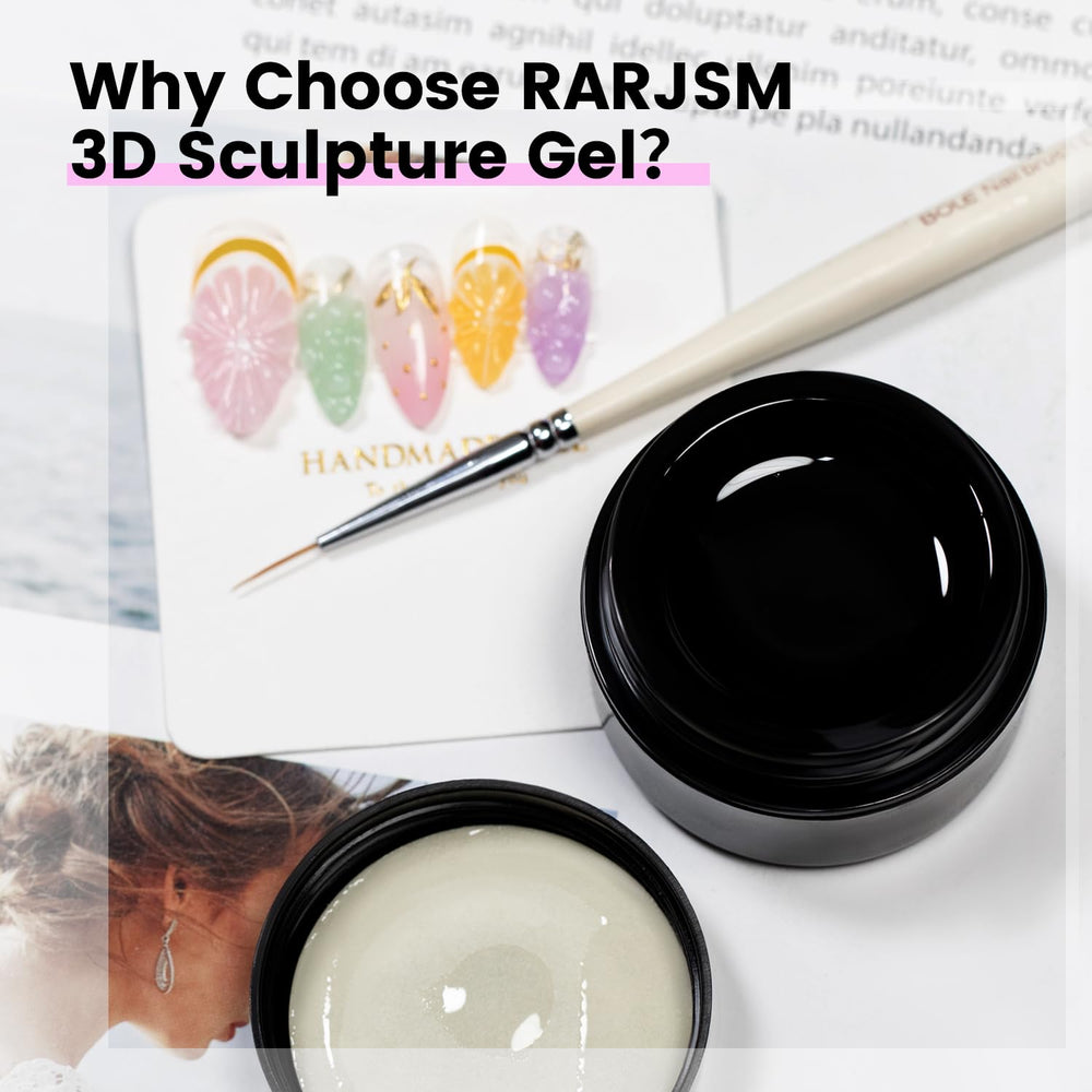 RARJSM 3D Sculpting Gel long lasting shiny finish