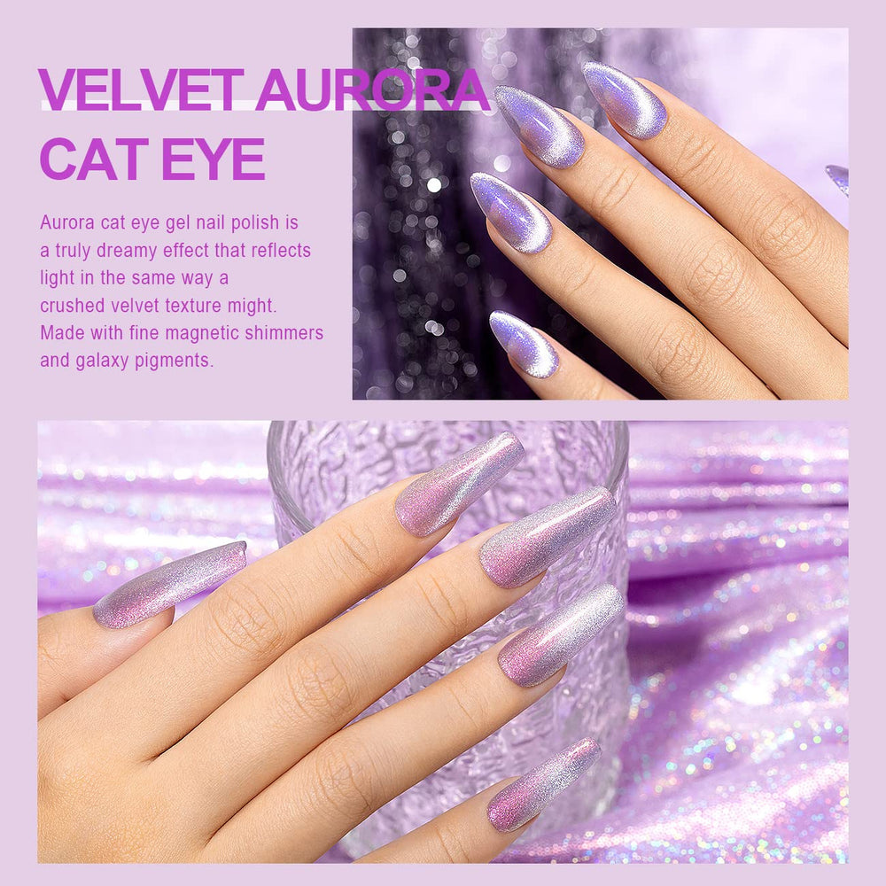 RARJSM Aurora Cat Eye champagne bottle adds soft metallic shimmer for elegance