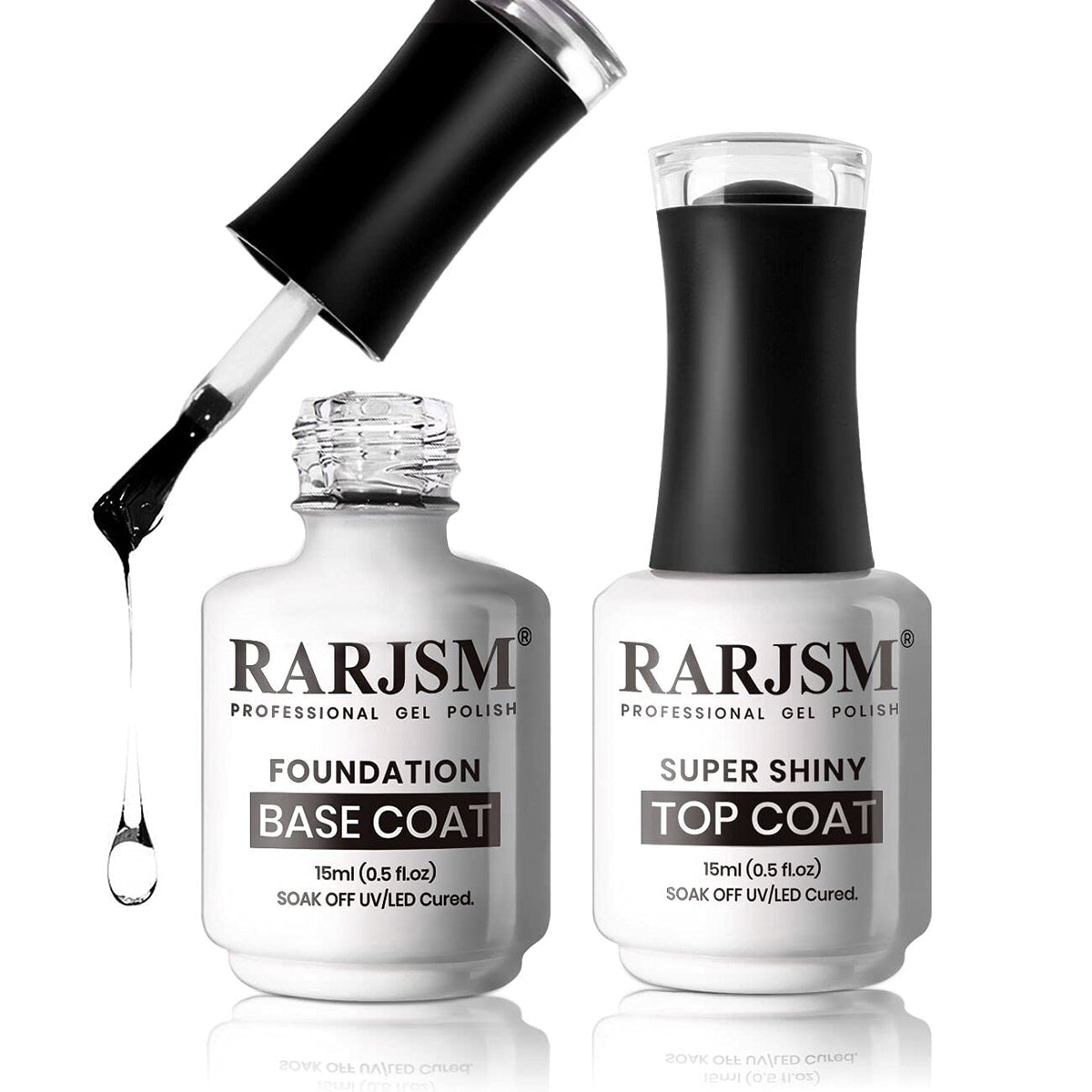 RARJSM Base Coat bottle provides a protective foundation for nails