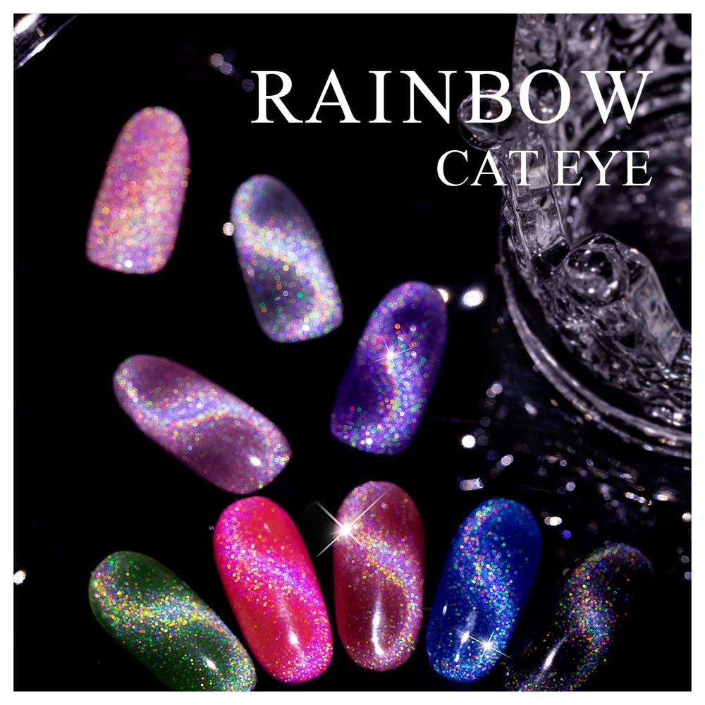 RARJSM holographic glitter enriches depth and shine in each coat.