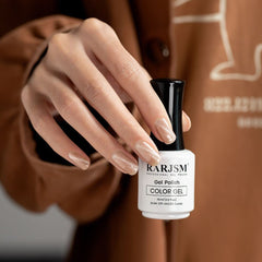 RARJSM Cat Eye Gel Polish champagne gold finish for elegant shine