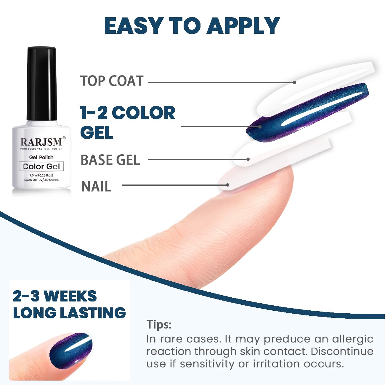 RARJSM base and top coat setup boosts durability and gloss