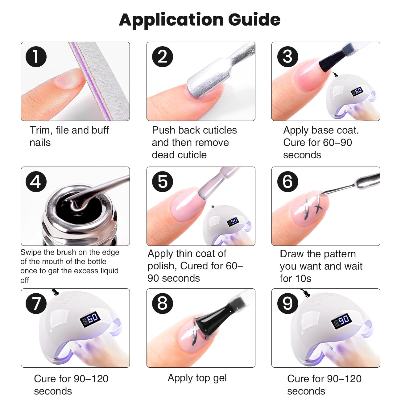RARJSM at-home DIY nail art gel for professional-looking results.
