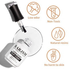 RARJSM Dual gel polish set in 15ml bottles for home use