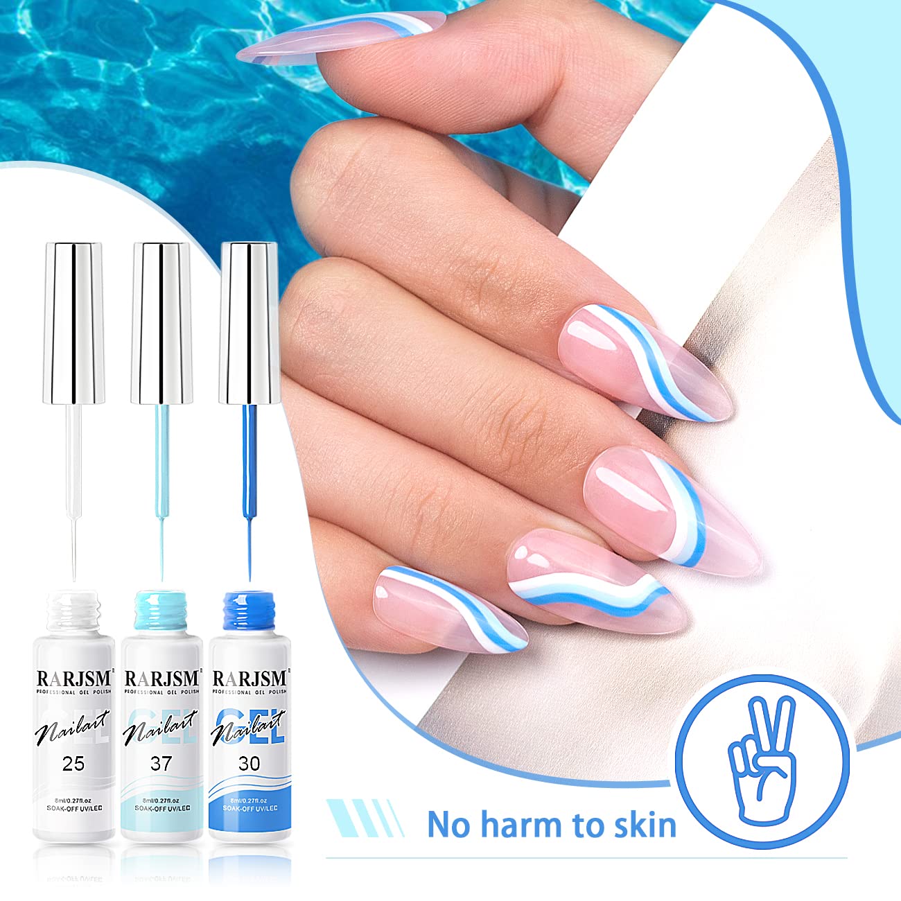 RARJSM glitter range adds sparkle to nails.