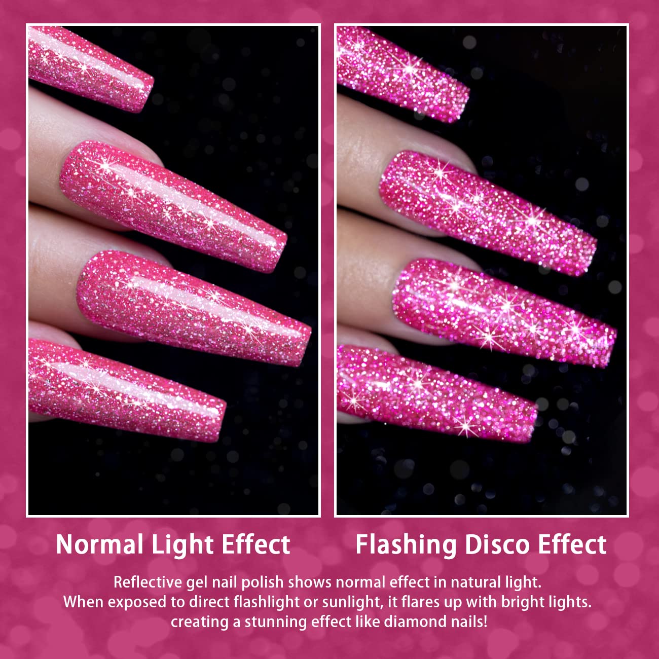 RARJSM holographic iridescent shimmer close-up highlights multidimensional color