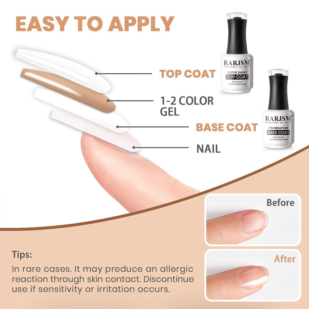 RARJSM Home manicure scene showing easy application and shine