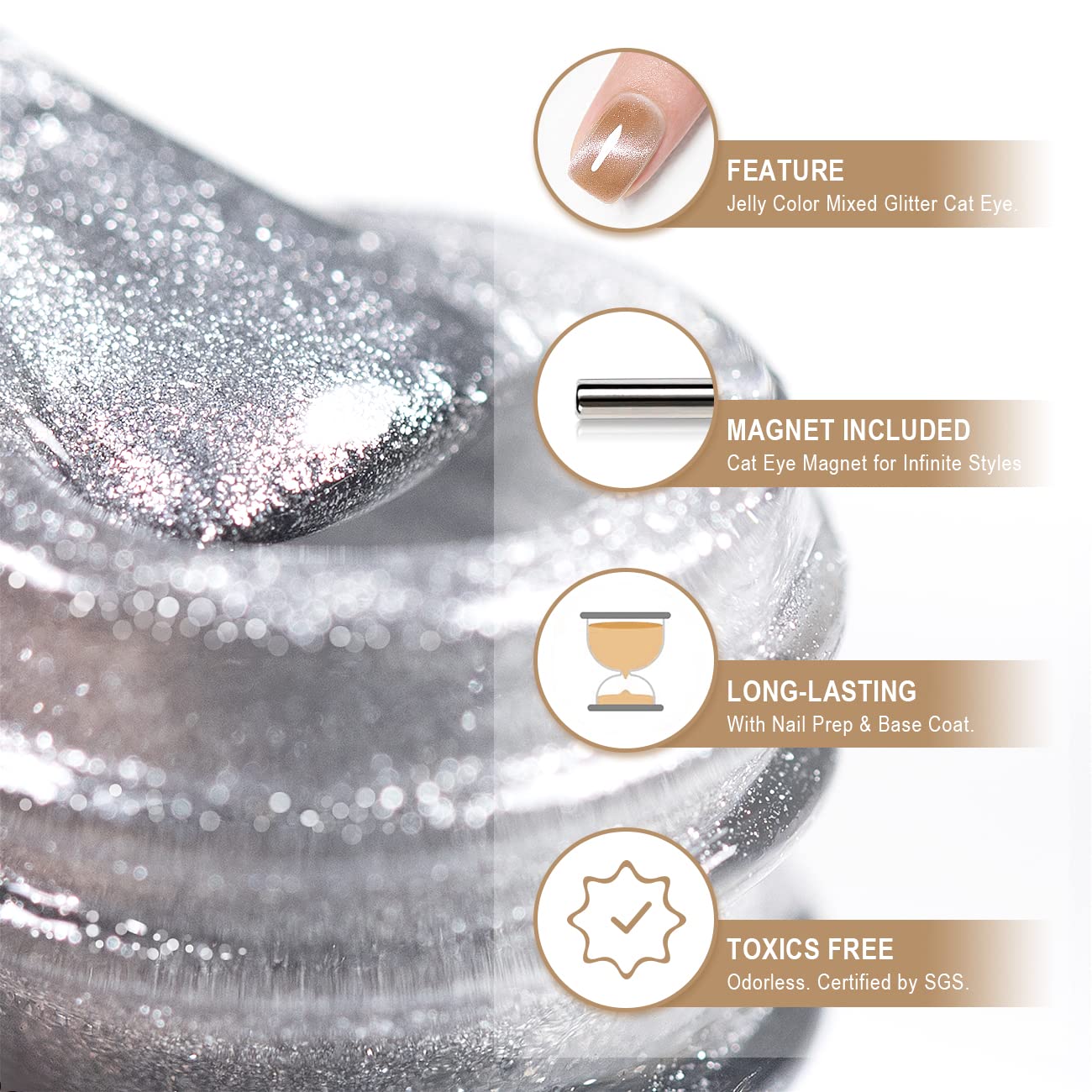 RARJSM Home salon nails kit demonstrates easy at-home gel application