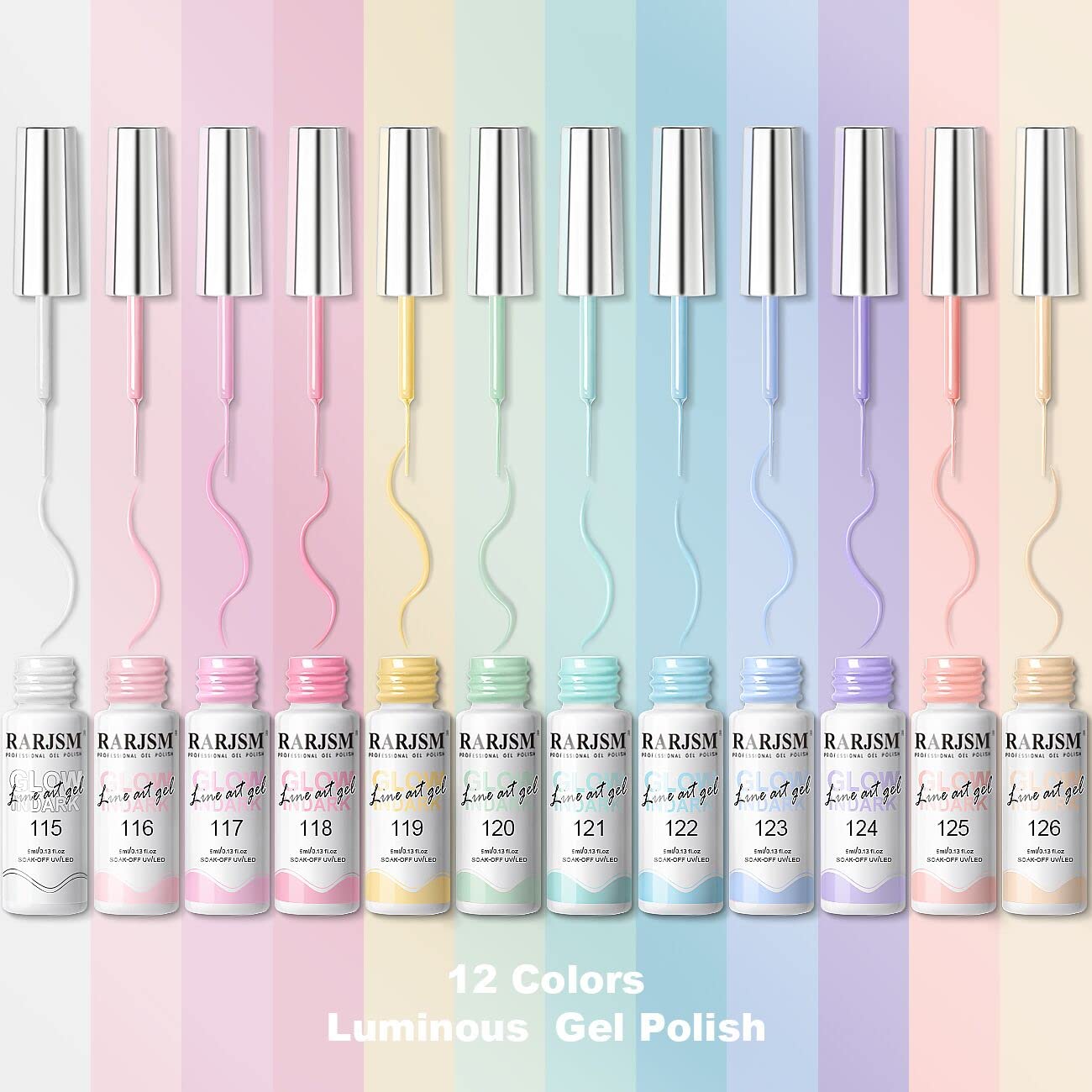 RARJSM Gel polish lasts up to 21 days with proper application