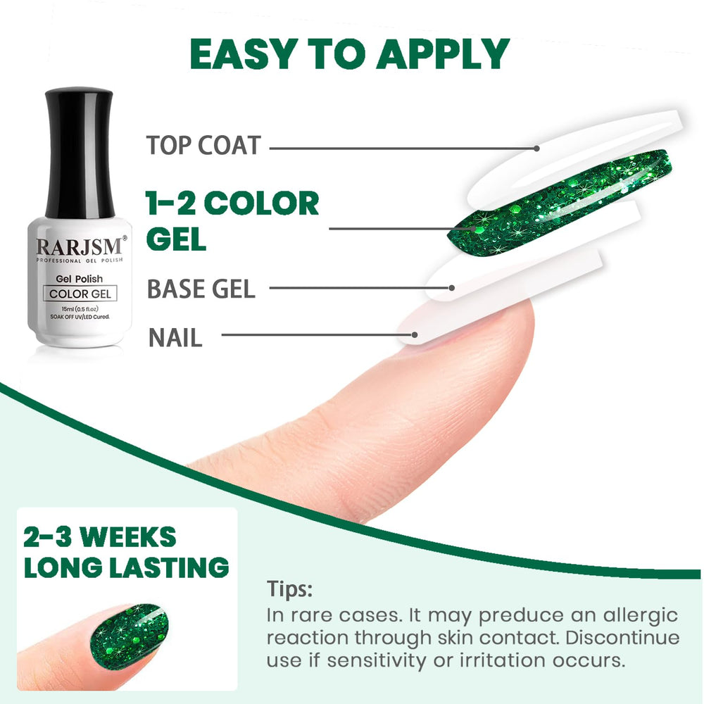 RARJSM nail application brush stroke demonstrates smooth layering and even coverage.