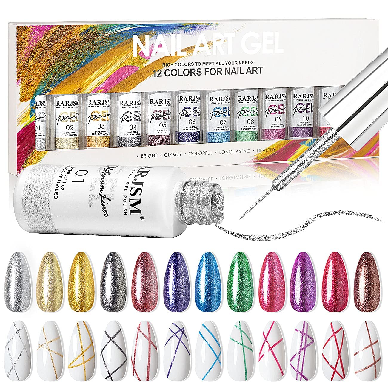 RARJSM Nail art collection on display inspiring designs